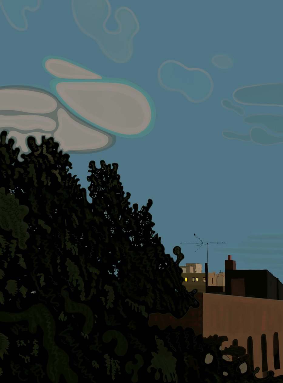 Dusk and 8th Street, Brooklyn by Evan Sklar