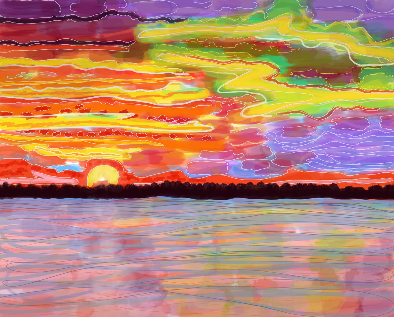 Hudson River, Brooklyn by Evan Sklar
