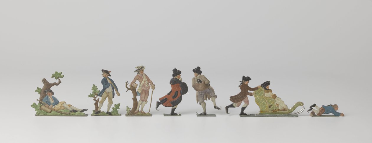Tin Figures Made by the Moravian Brothers from Zeist by Evangelische Broedergemeente