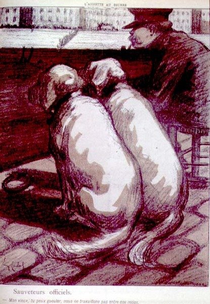 The Official Lifeboatmen, "My old man, you may shout, but we do not work during meal times", p.1183 from 