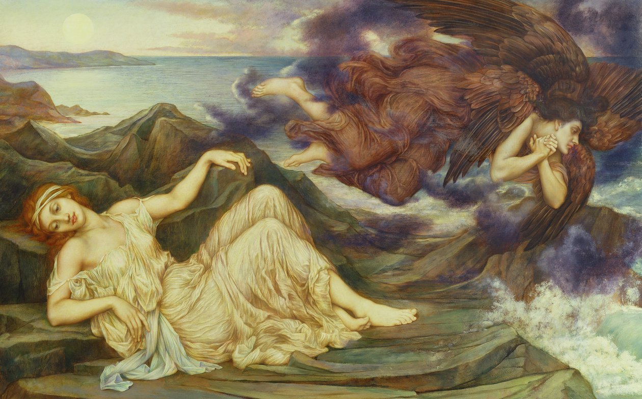 Port after Stormy Seas, 1905 by Evelyn De Morgan