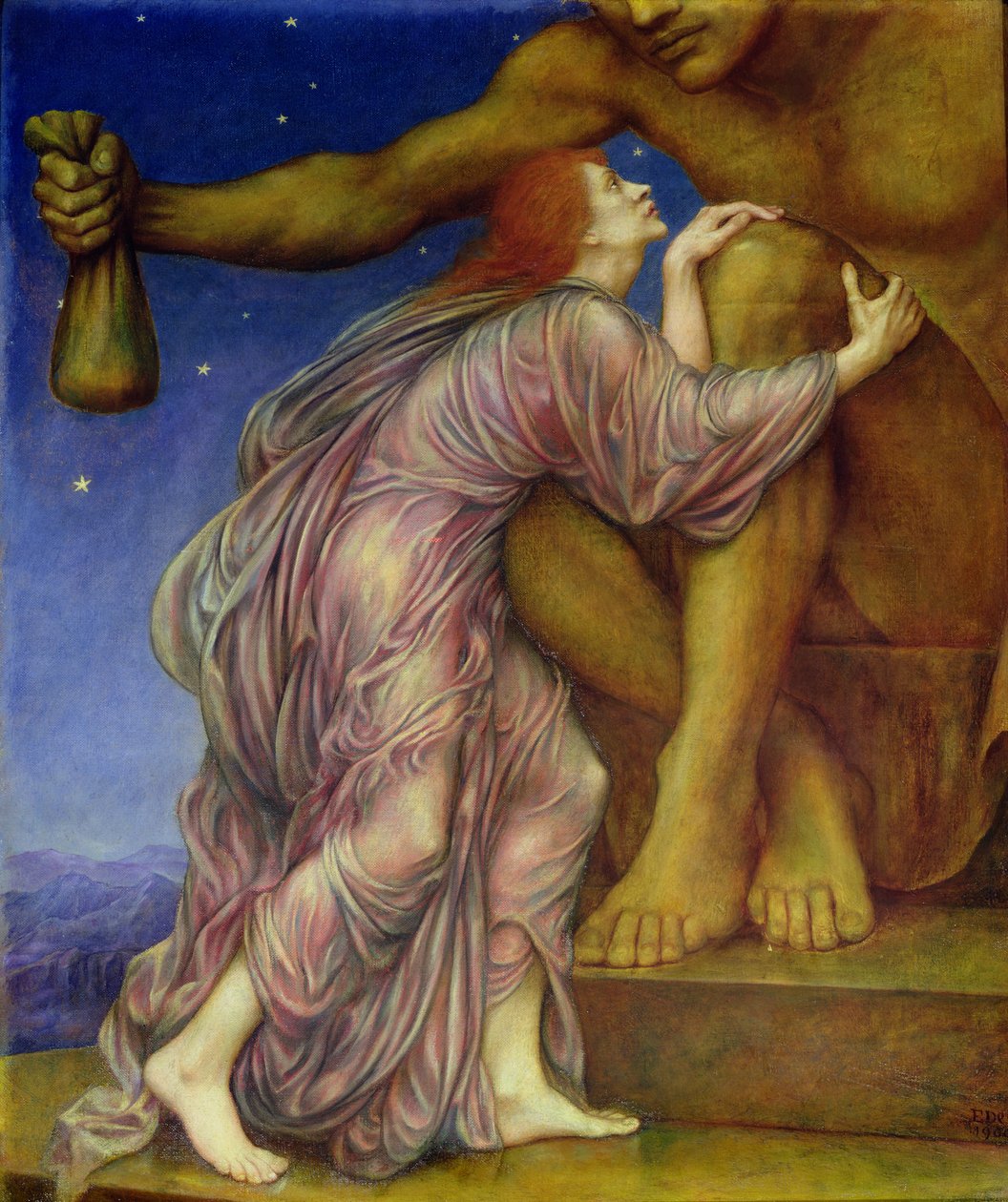 The Worship of Mammon, 1909 by Evelyn De Morgan