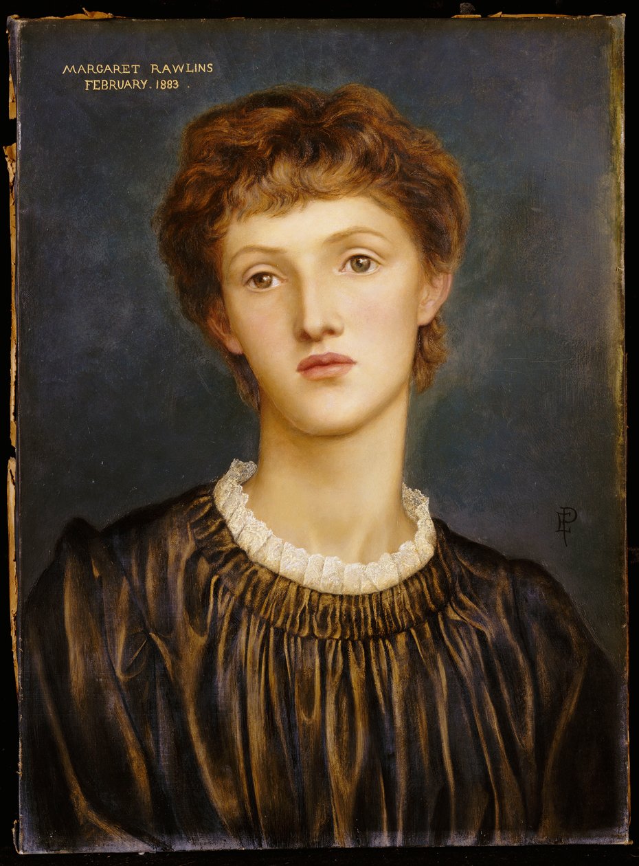 Portrait of Margaret Rawlins, 1883 by Evelyn De Morgan