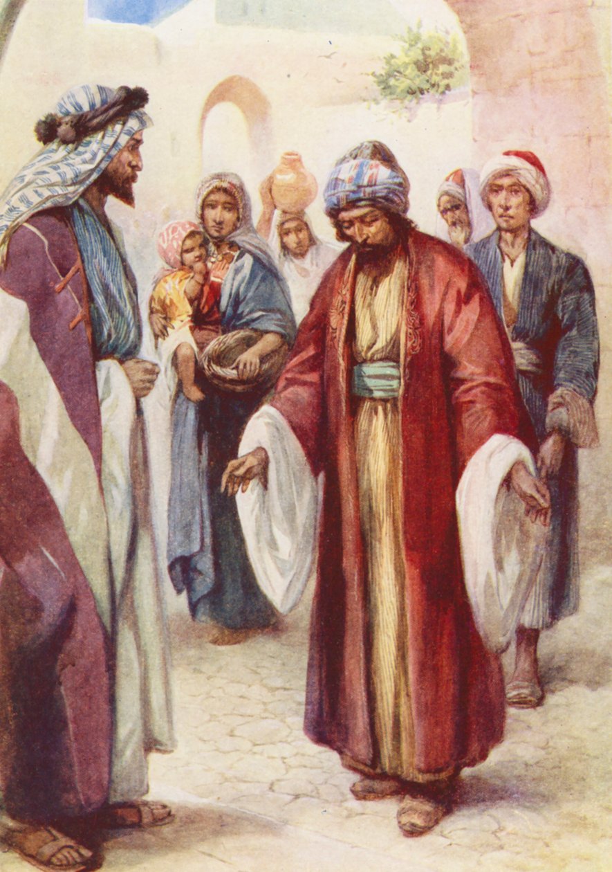 Jesus and the Nobleman whose Son he cured by Evelyn Stuart Hardy