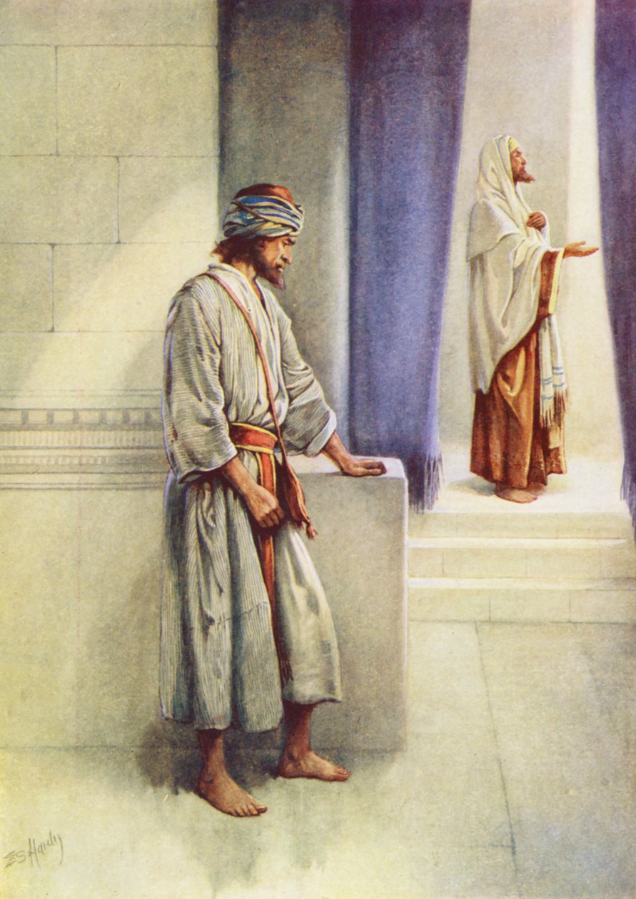 The Pharisee and the Publican by Evelyn Stuart Hardy