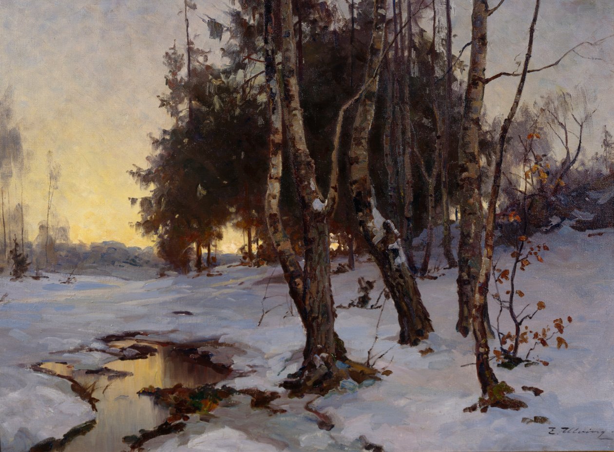 Winter Landscape by Even Ulving
