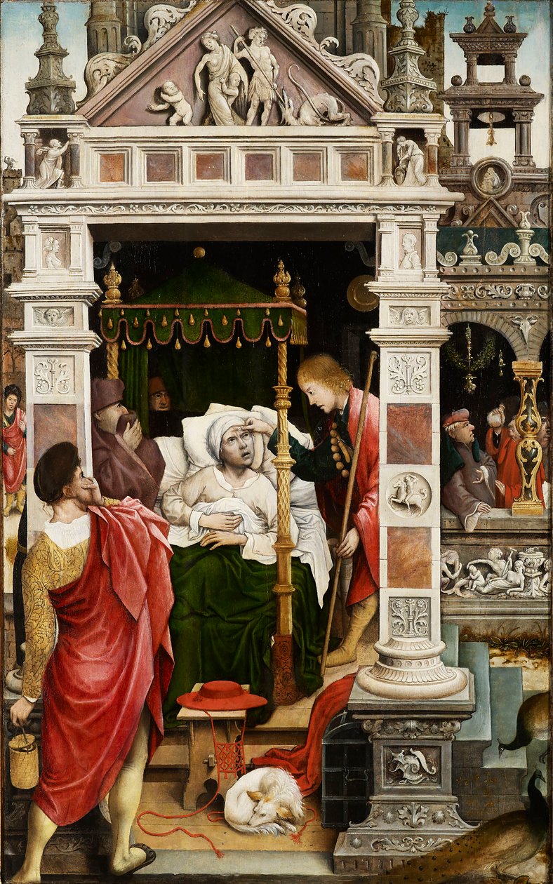 Scene from the life of Saint Roch by Everaert Orley