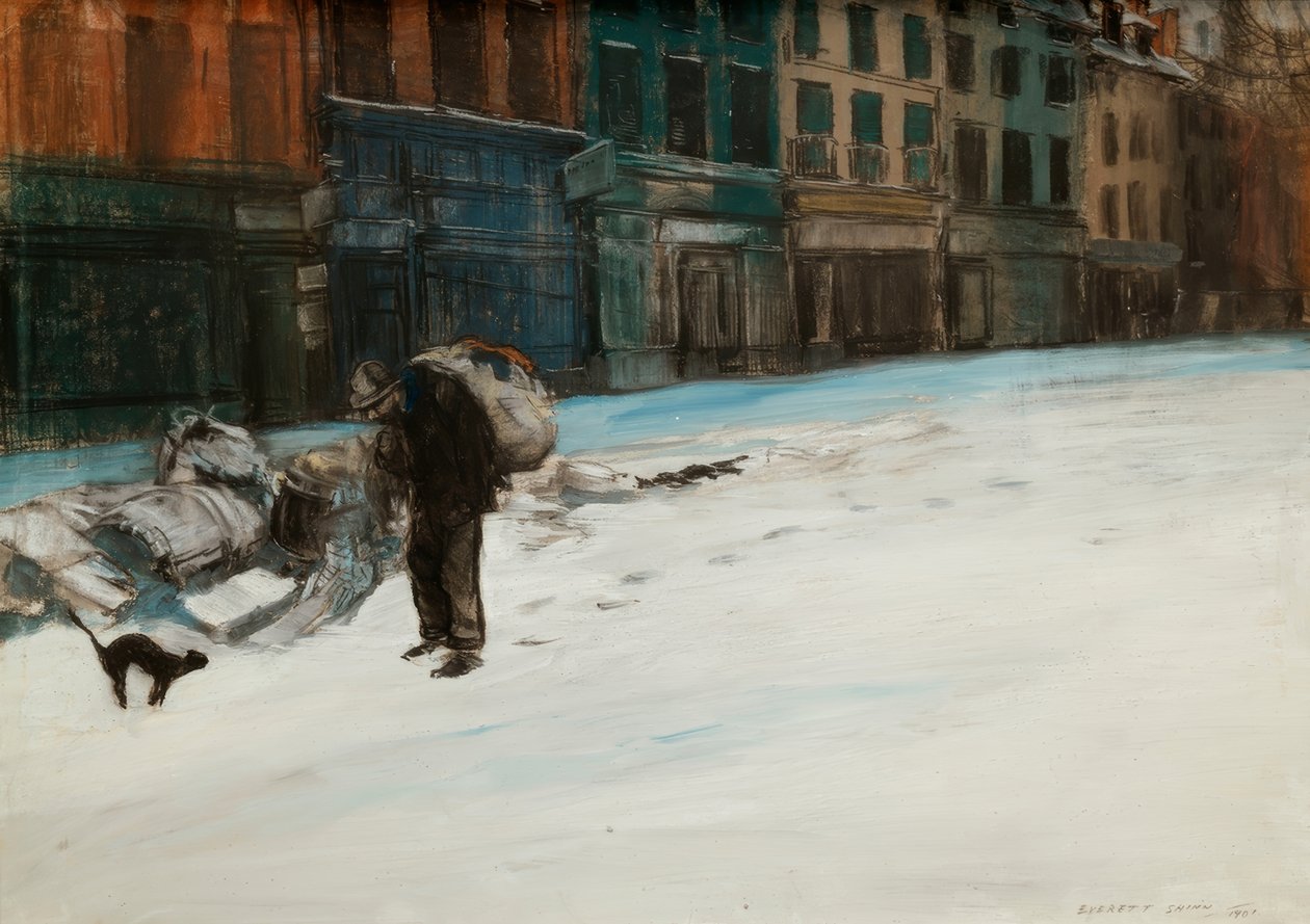 The Tired City (Early Morning, Paris) by Everett Shinn