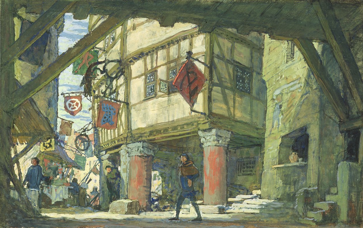 Stage design for the play 