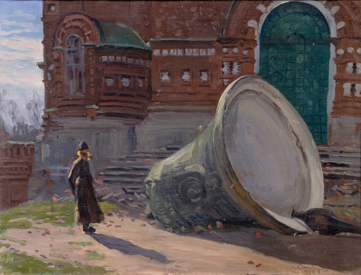 The Ruination of Church Bells by Evgeni Ivanovich Stolitsa