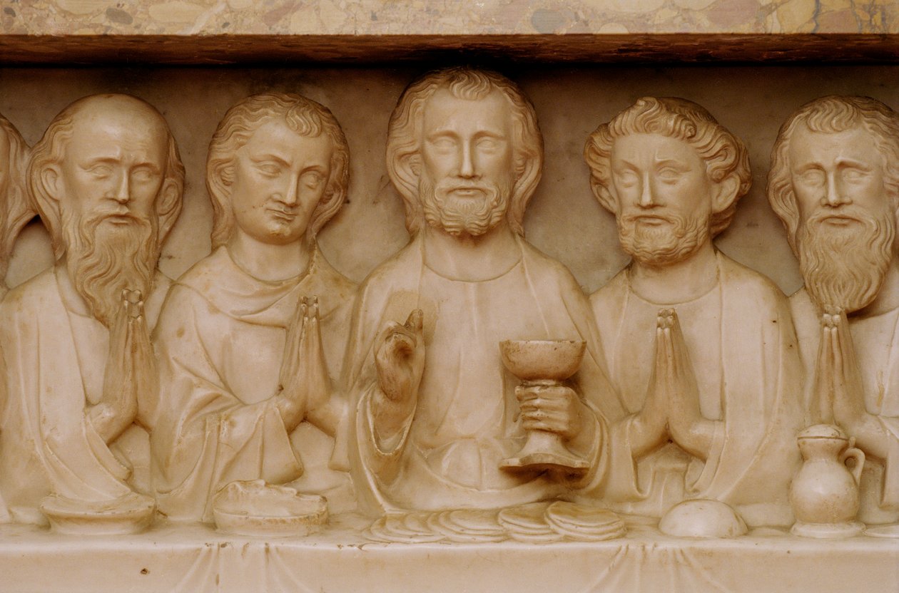 The Last Supper (detail) by Evrard d