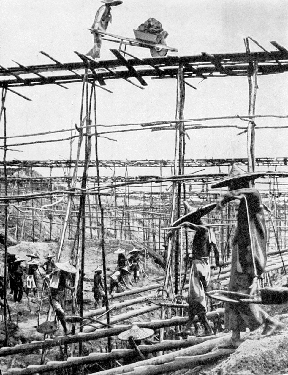 Primitive methods in the worlds richest tin district, Taiping, China by Ewing Galloway