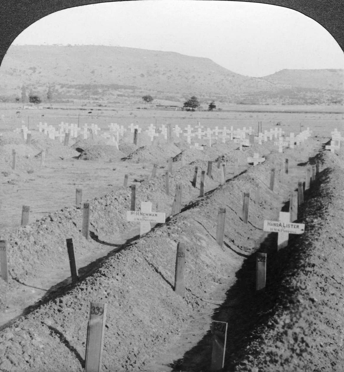 Intombi Cemetery, Ladysmith, Natal, South Africa by Excelsior Stereoscopic Tours