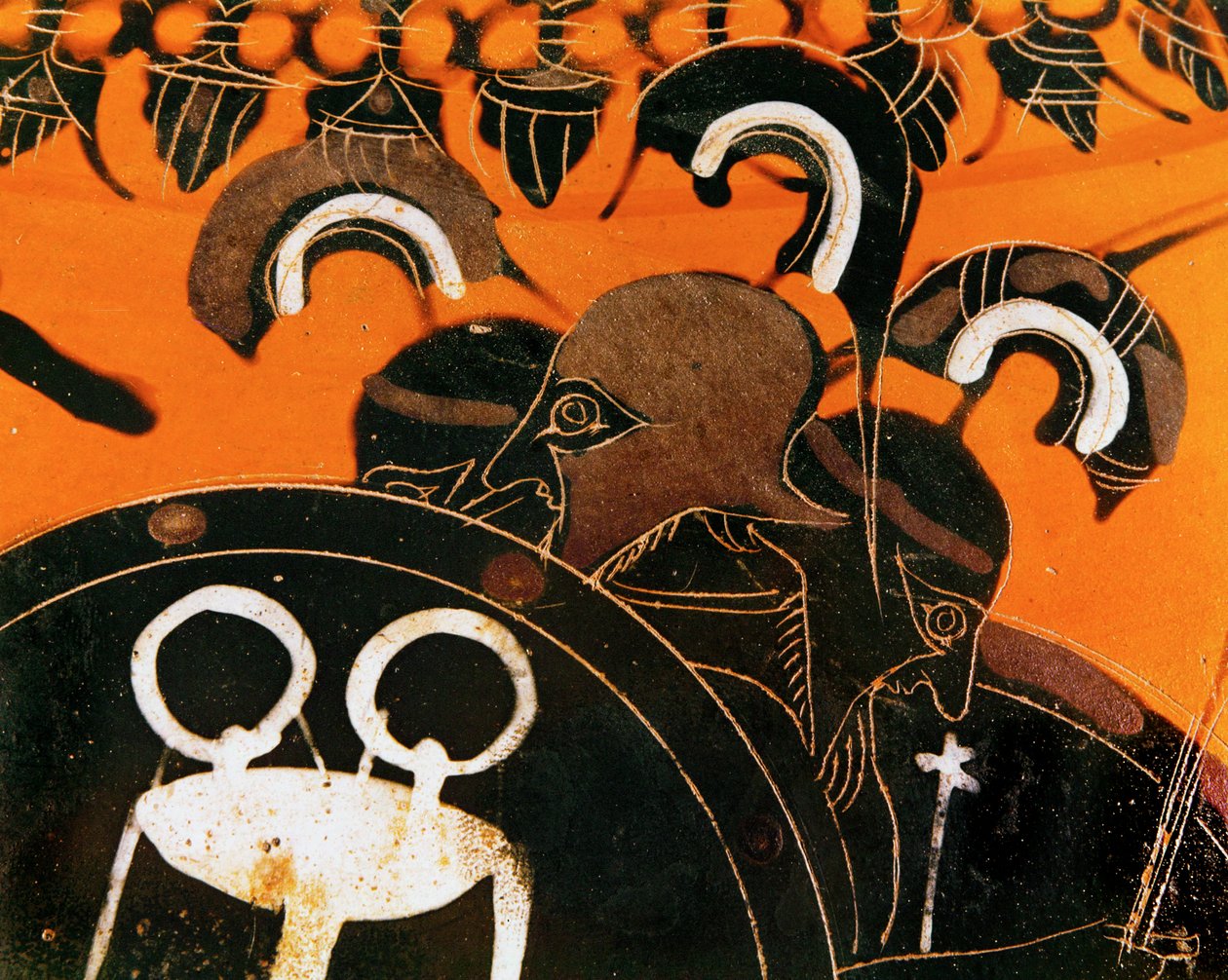 The Three-Headed Giant Geryon Whose Cattle Heracles Stole by Exekias Exekias
