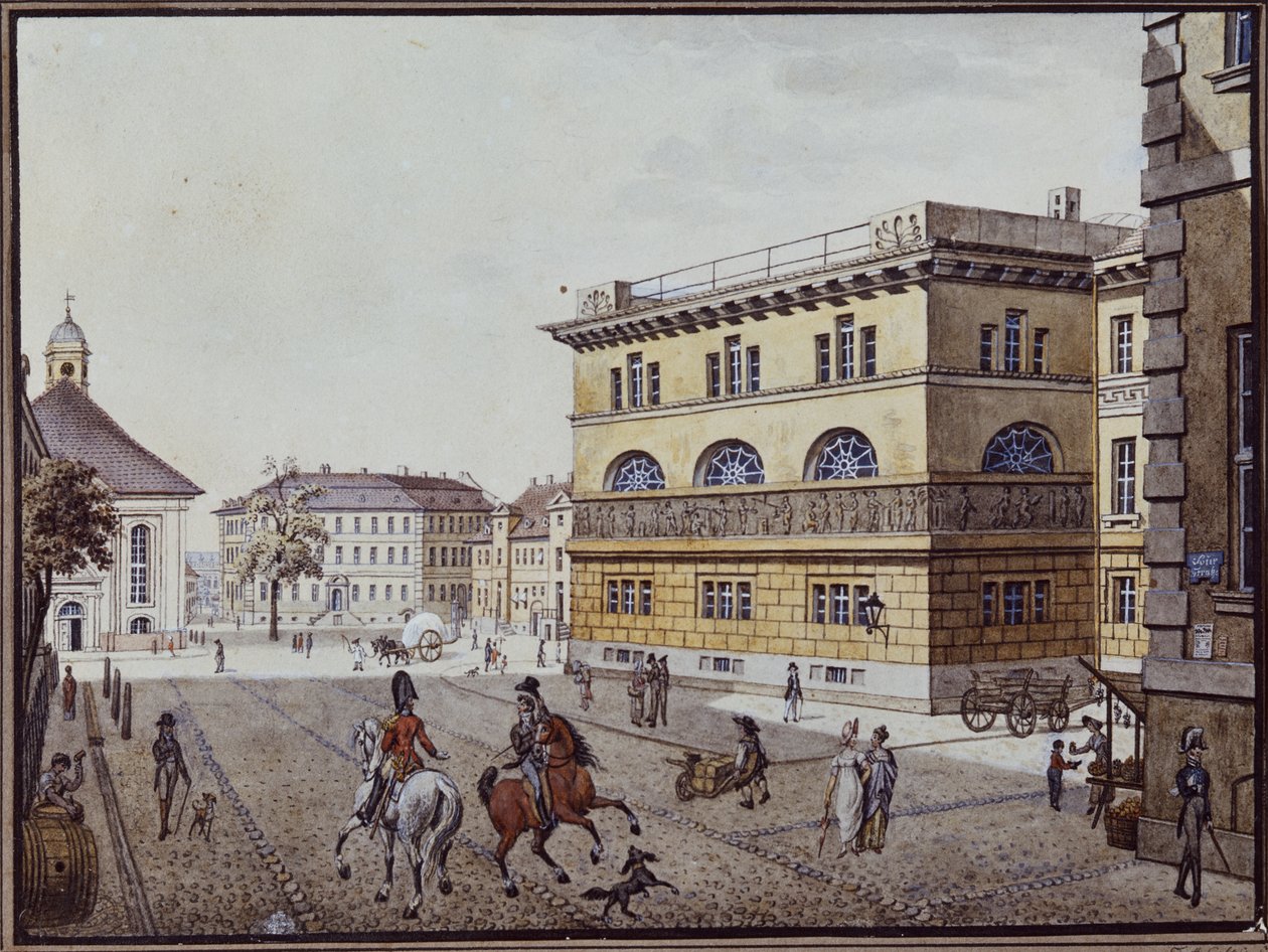 View of the Mint, Berlin by F.A. Calau