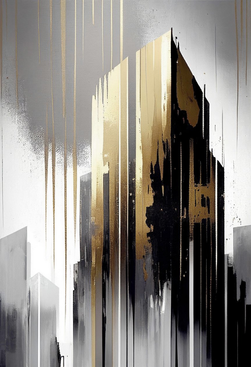 Minimal Architectural Abstract Building by F. Abderrahim