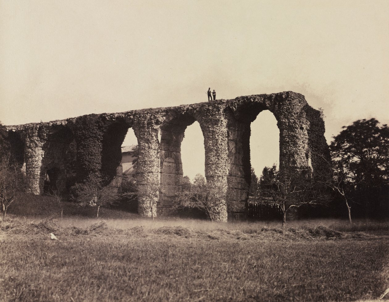 Roman Aqueduct, Beaunant, France by F. Chabrol