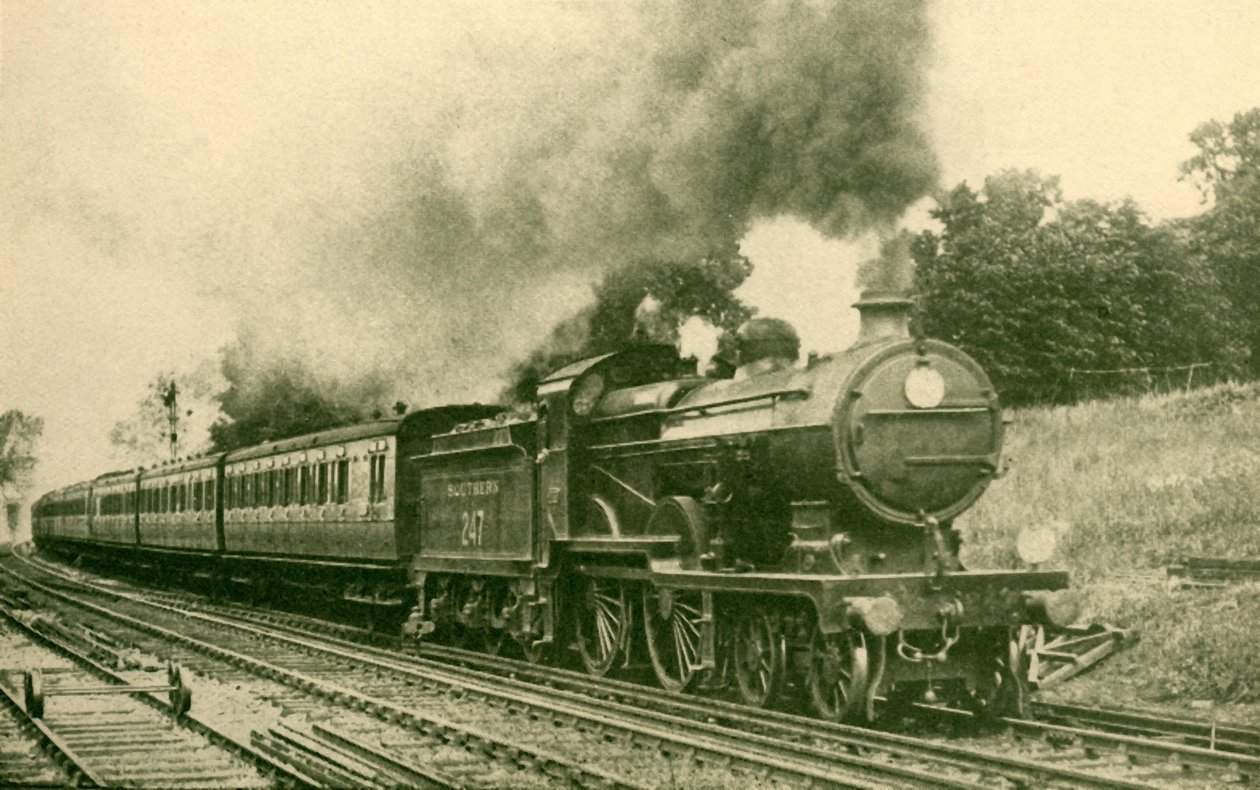 Margate Express, Southern Railway, 1930 by F. E Mackay