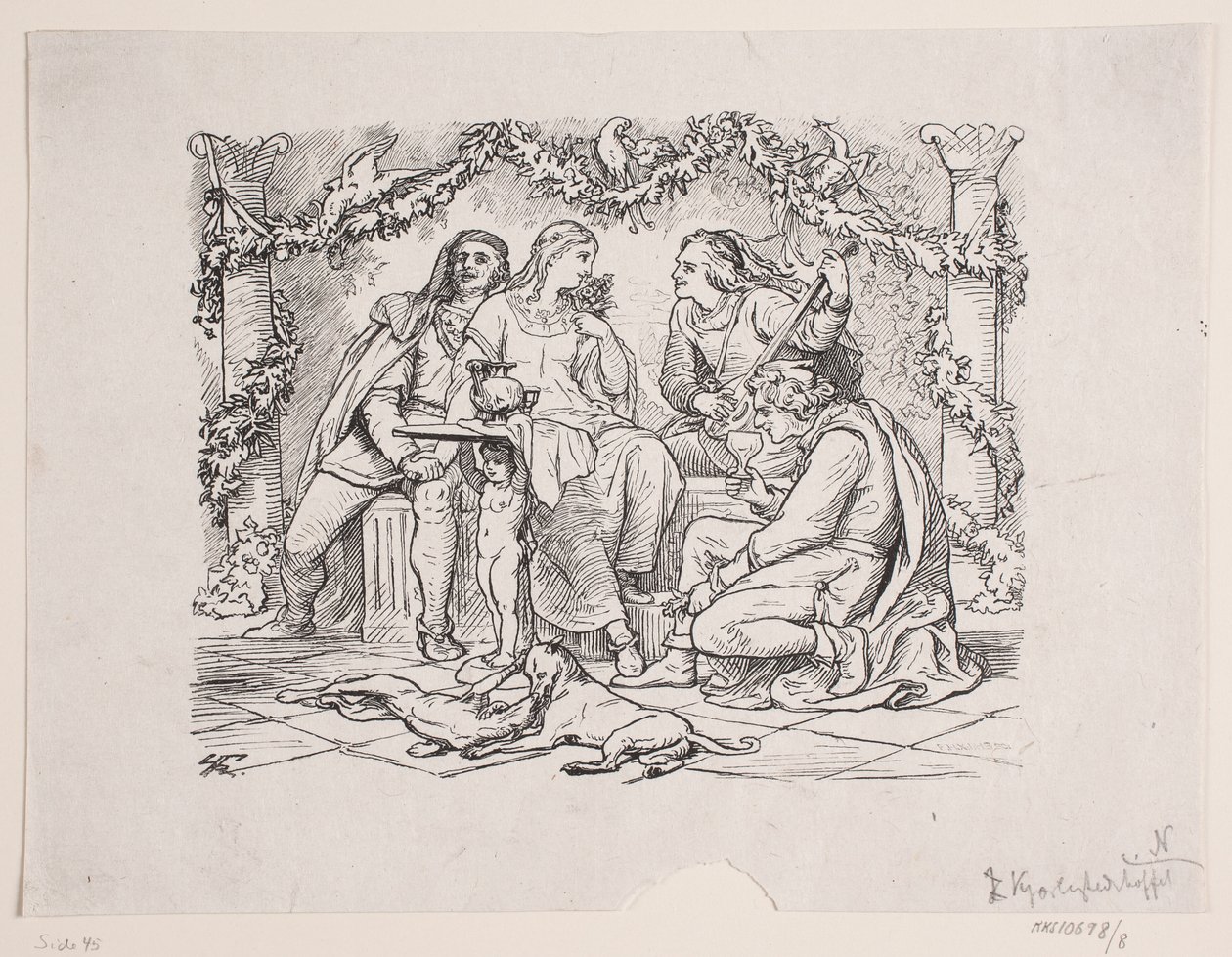 The Court of Love in Narbonne by F. Hendriksen
