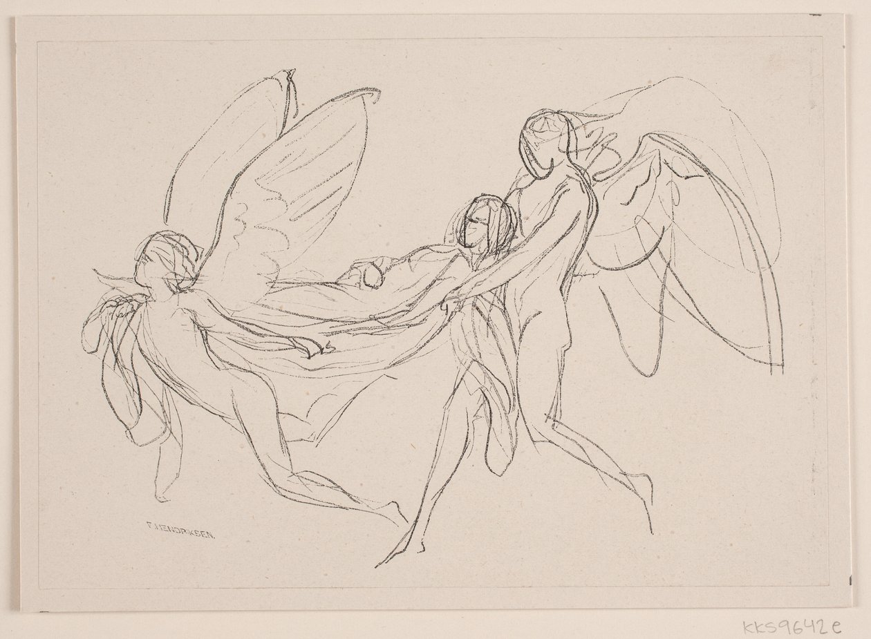 Draft for a Grave Relief by F. Hendriksen