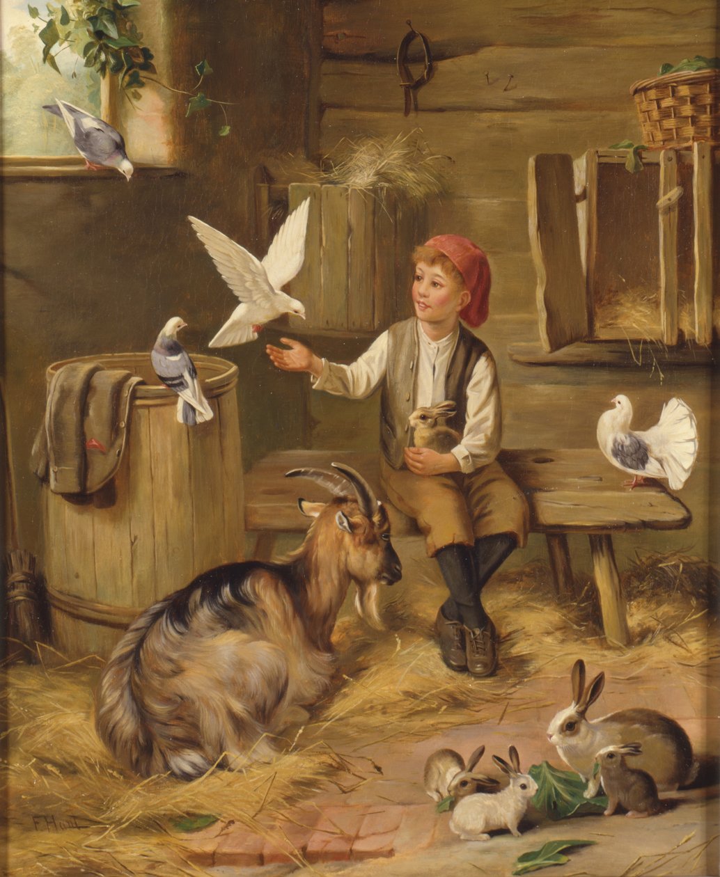 Farmyard Friends by F. Hunt