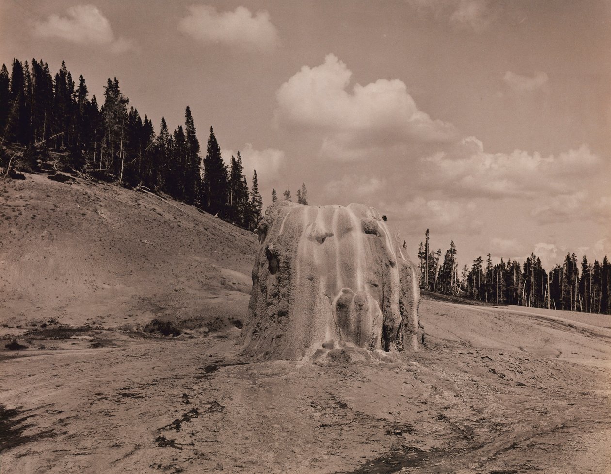 Lone Star Geyser Cone, Yellowstone National Park by F. Jay Haynes