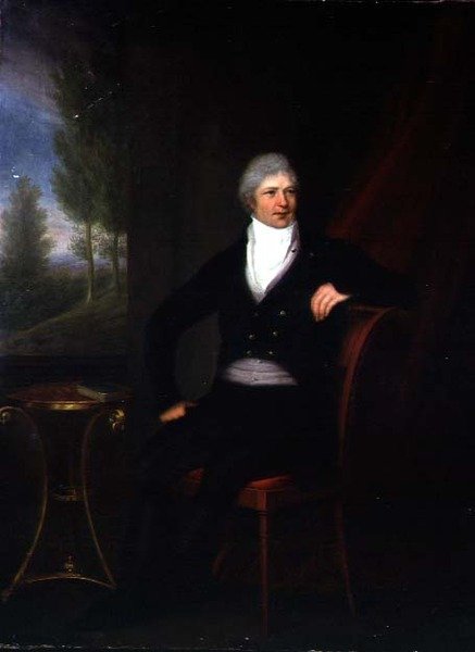 Portrait of a Seated Gentleman by a Window by F. Landsberg