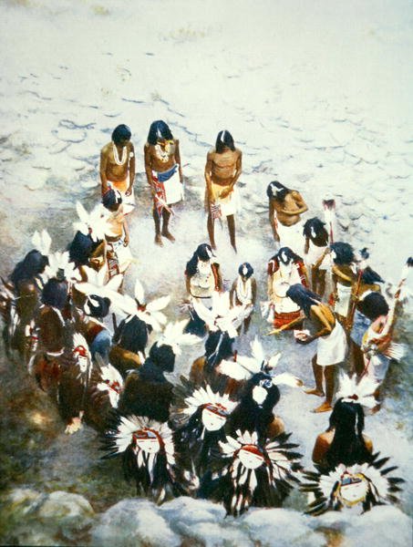 Lenya Ceremony, Walpi Pueblo, c.1900 by F. Seth