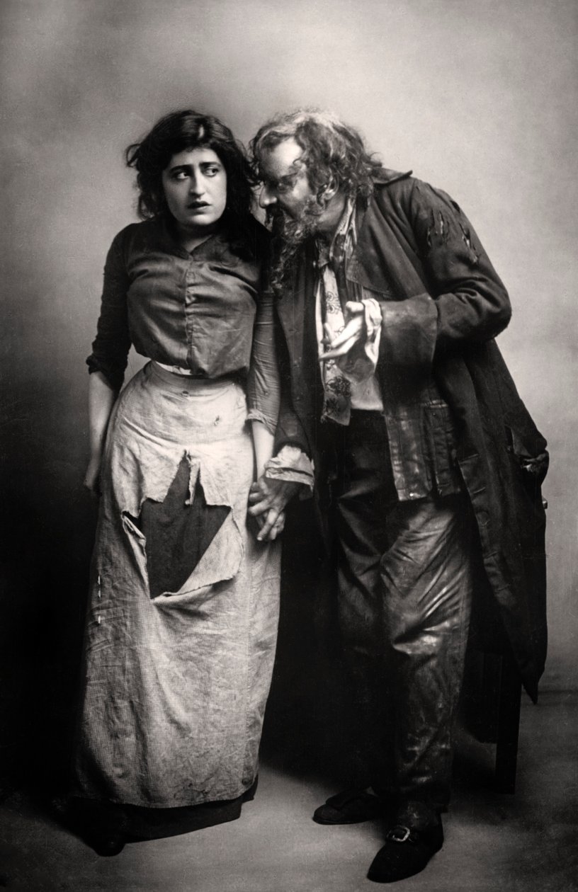 Constance Collier and Herbert Beerbohm Tree, English Actors by F. W. Burford