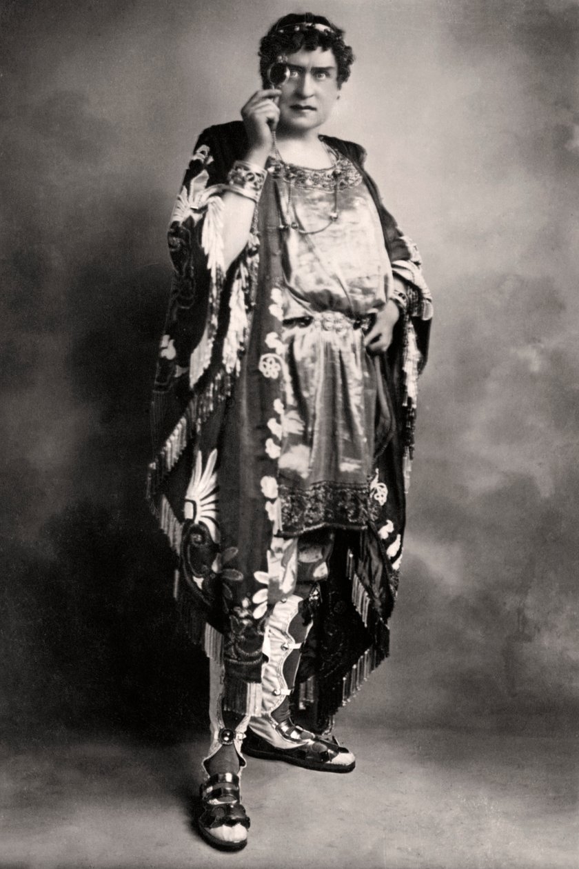 Herbert Beerbohm Tree 1853-1917, English actor, early 20th century by F. W. Burford
