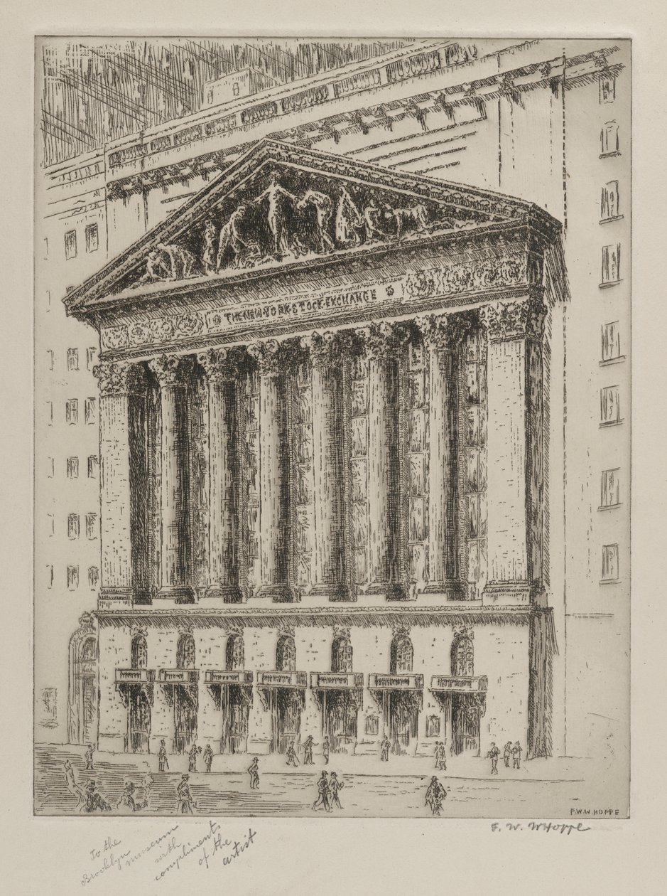 The New York Stock Exchange by F. W. W. Hoppe