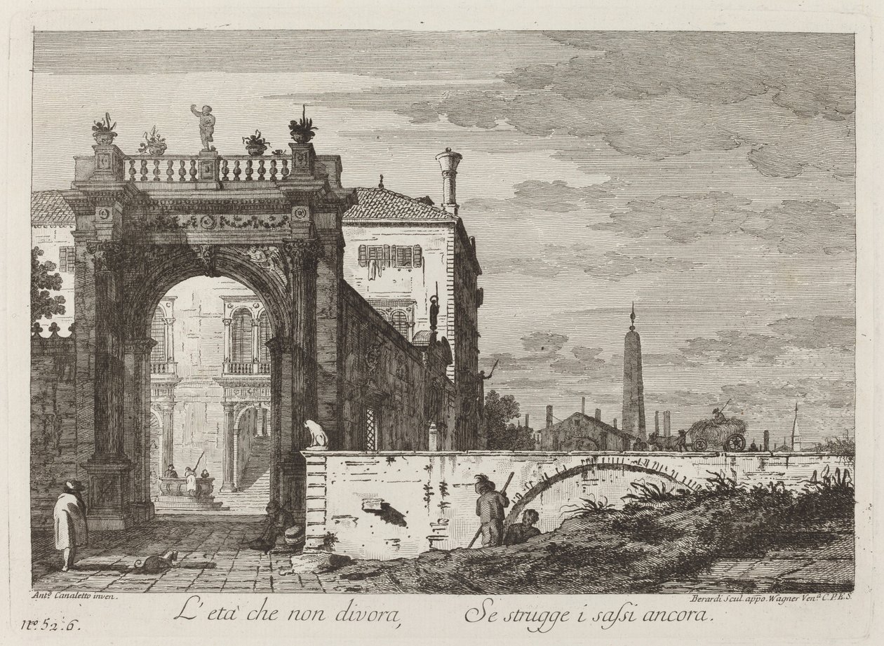 The Age That Does Not Devour by Fabio Berardi after Canaletto