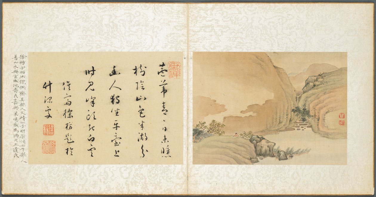Album of Miscellaneous Subjects, Leaf 3, 1600s by Fan Qi