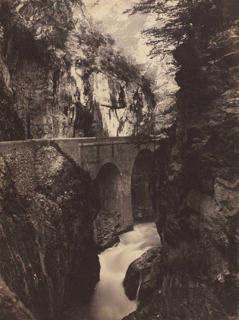 Road to Eaux-Chaudes, Pyrenees (recto) by Farnham Maxwell Lyte