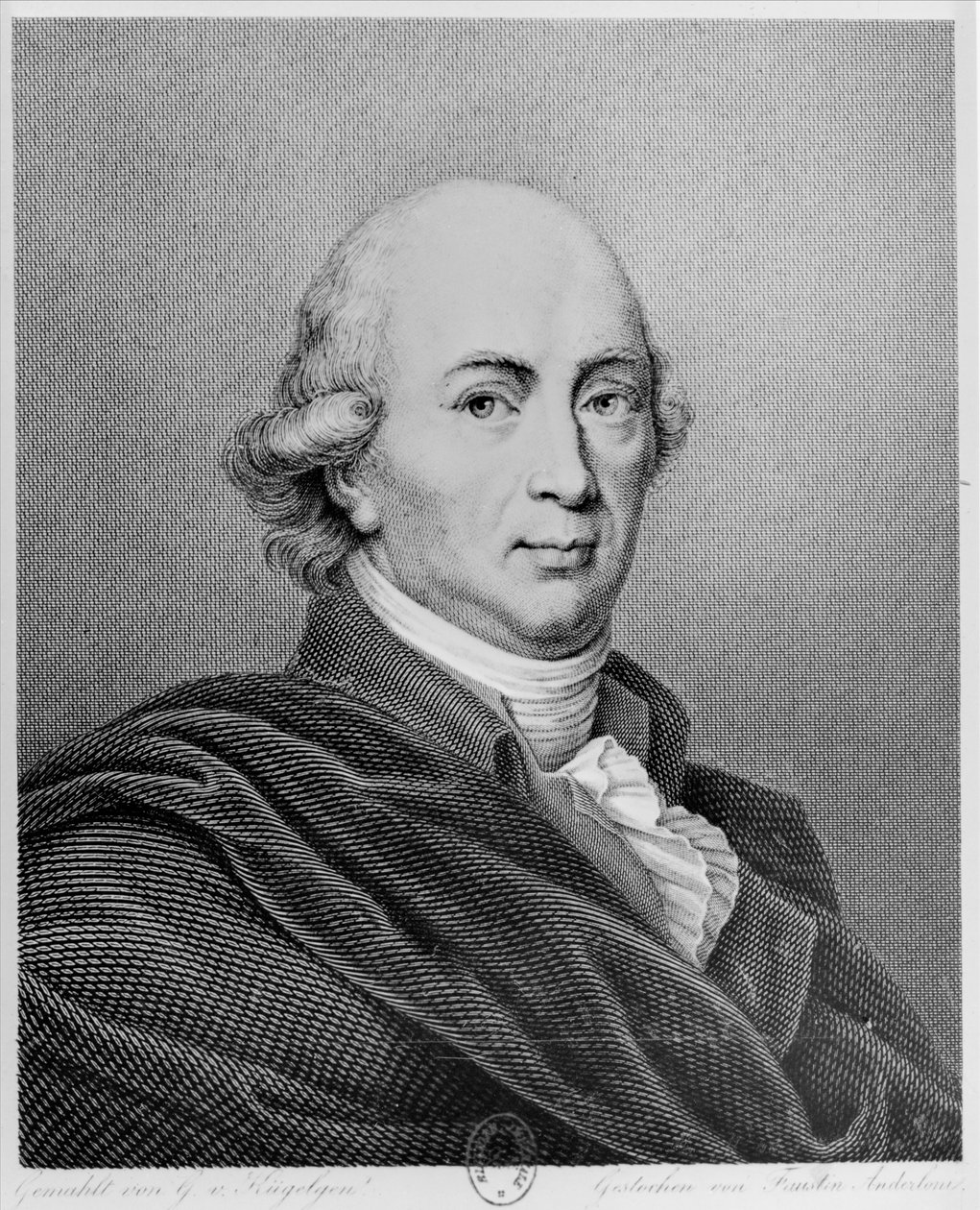 Portrait of Johann Gottfried Herder by Faustino Anderloni
