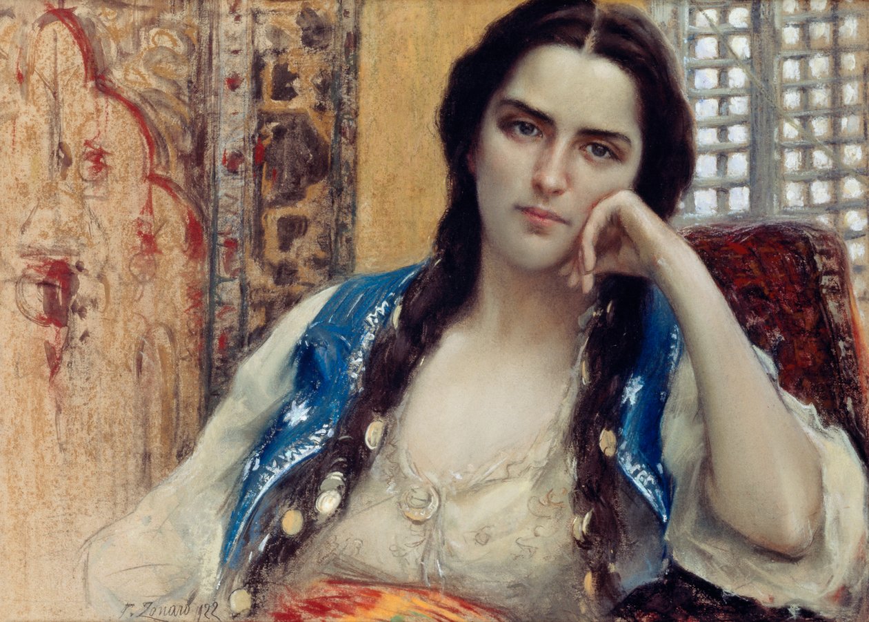 My Daughter Mafalda by Fausto Zonaro
