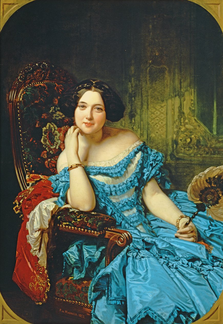 Portrait of Amalia de Llano y Dotres, Countess of Vilches by Federico de Madrazo y Kuntz