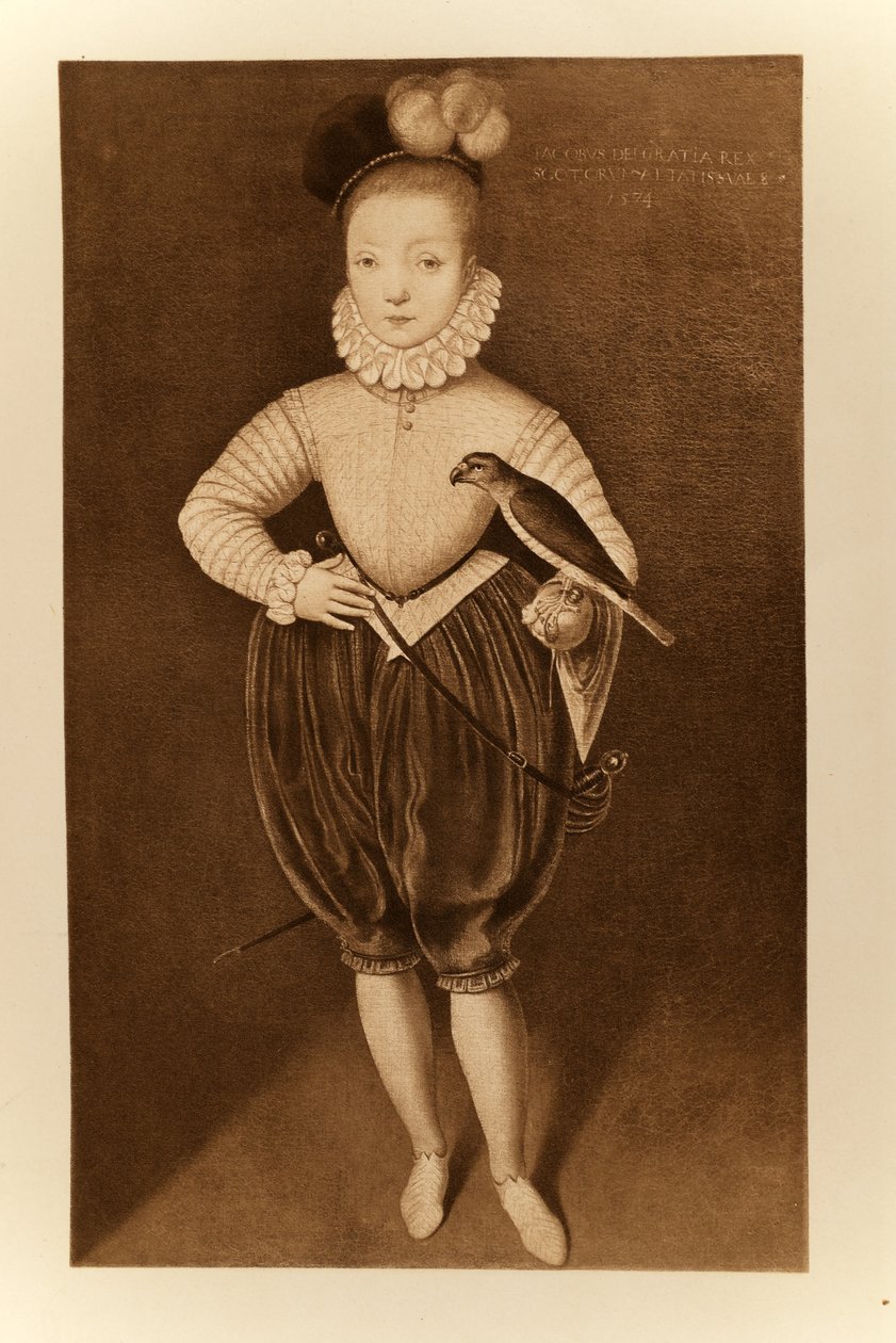 King James I of England and VI of Scotland as a boy, from 