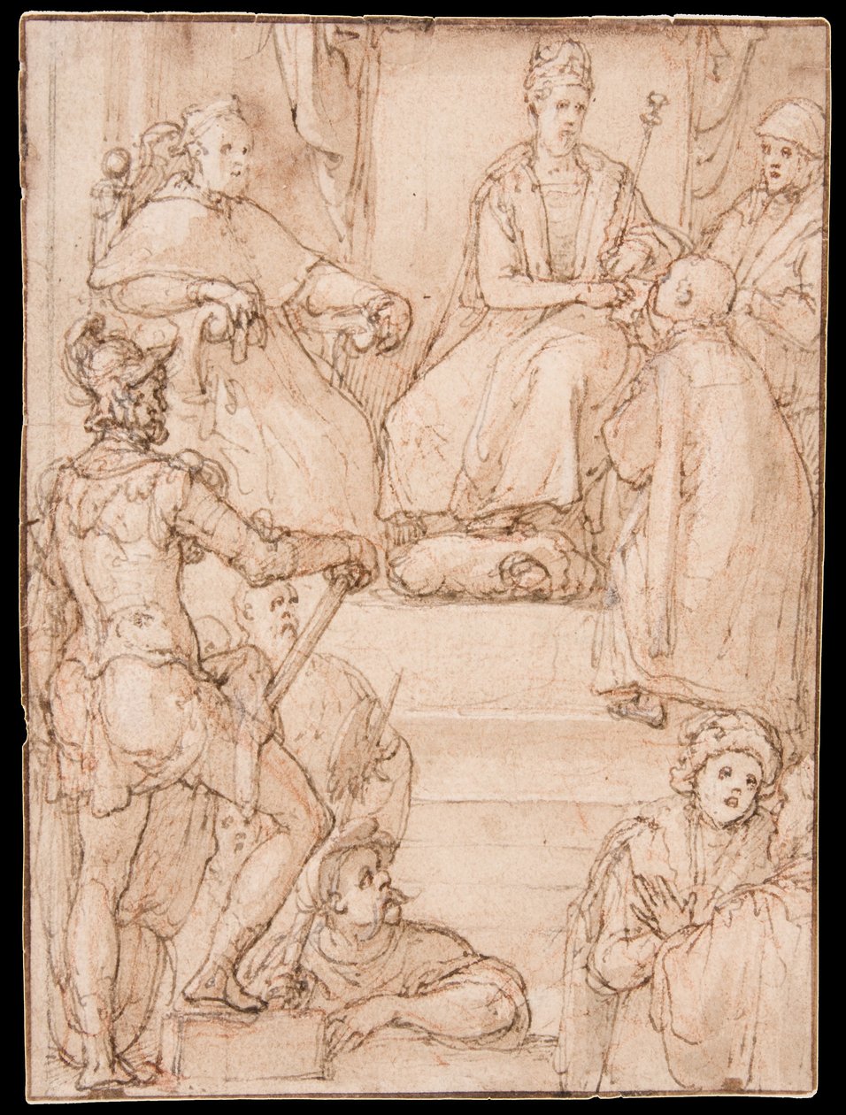 Monarch Receiving an Emissary by Federico Zuccaro