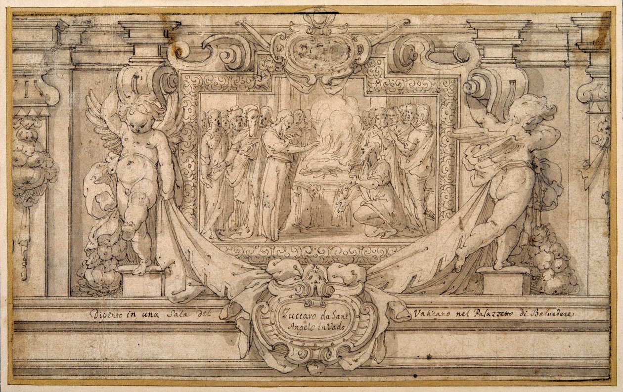 The Passover by Federico (studio of) Zuccaro