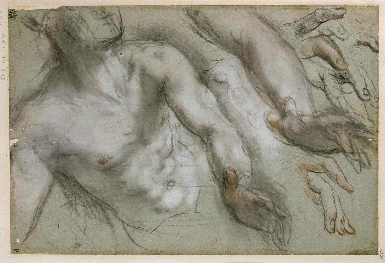 Study for the Figure of the Saint in the Painting 