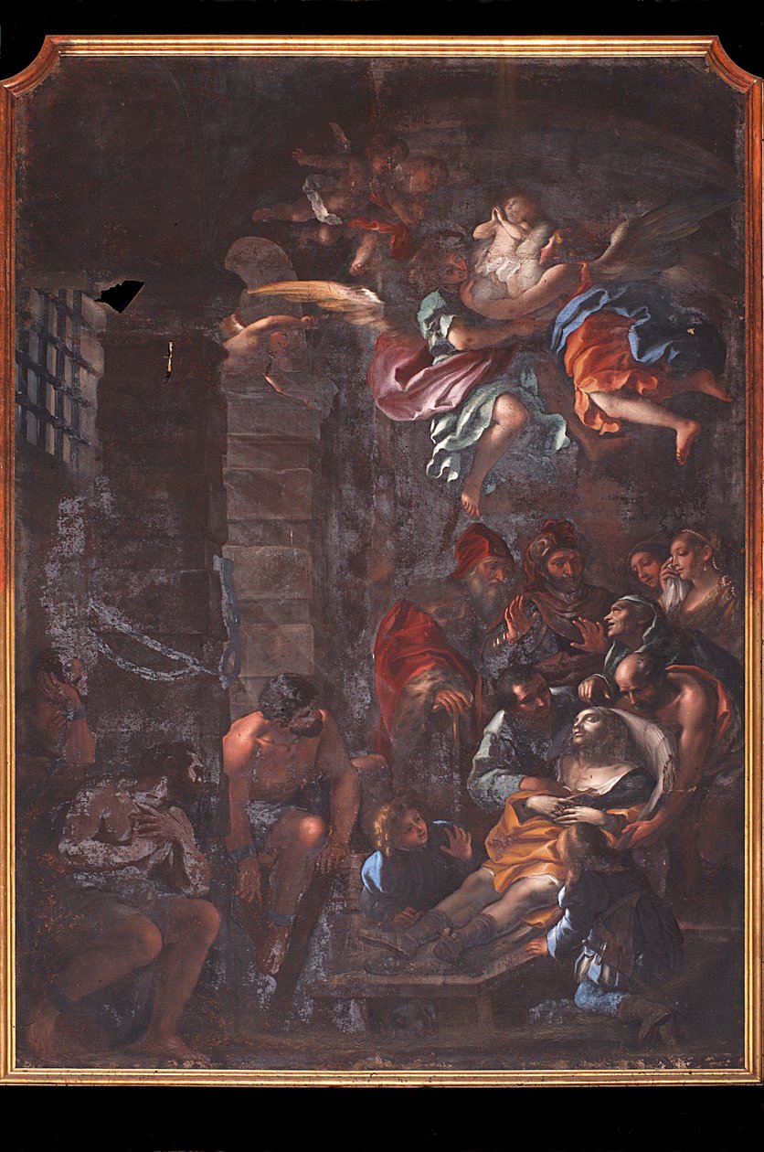 The Death of St. Roch in a Prison Cell in Arona by Federico Bianchi