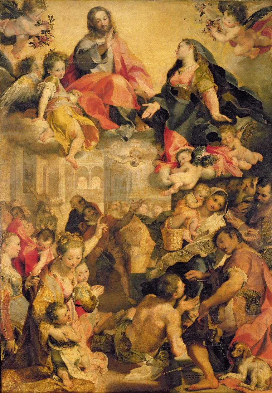 Madonna of the People, 1576-79 by Federico Fiori Barocci or Baroccio