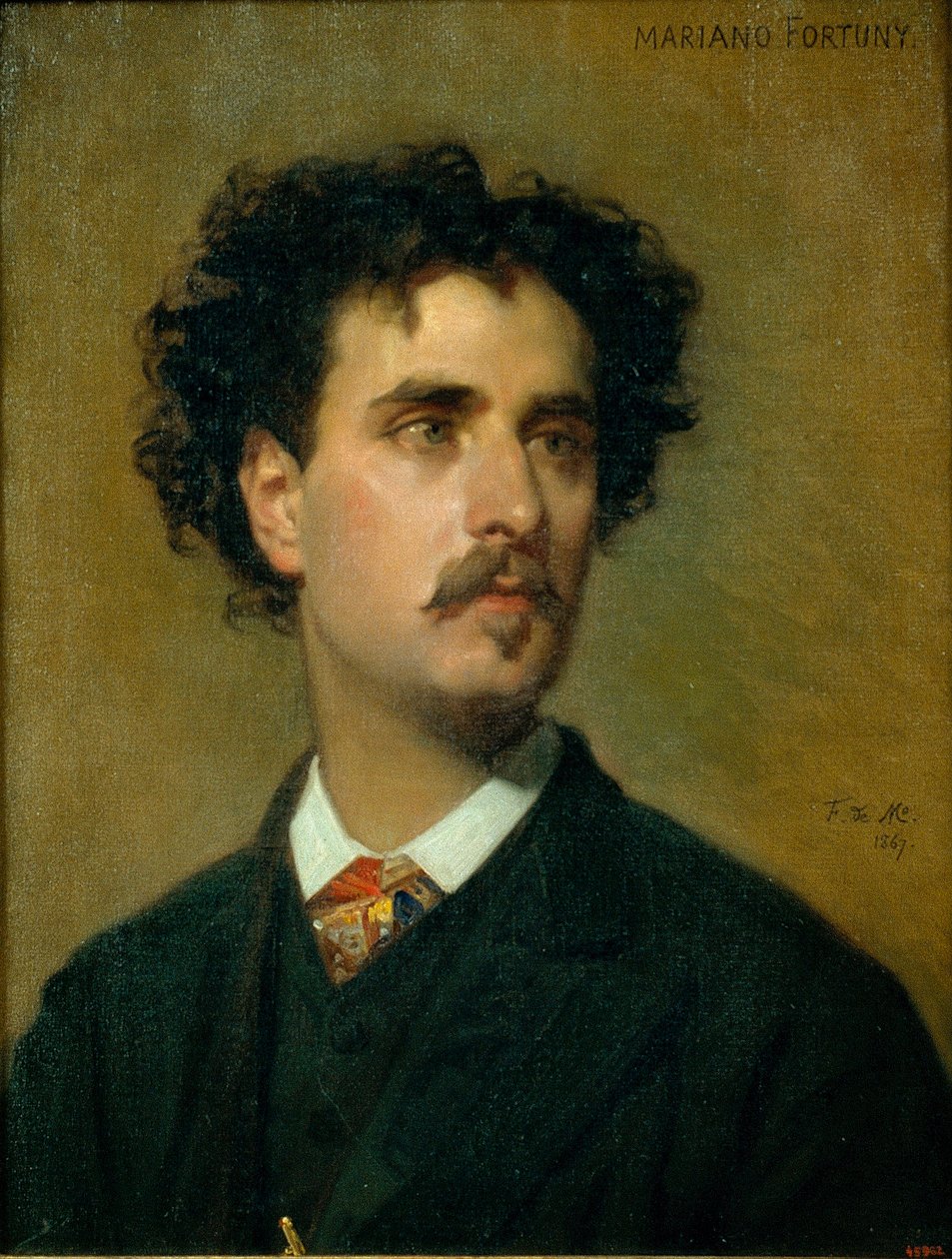 Portrait of Mariano Fortuny y Madrazo by Federico de Madrazo y Kuntz