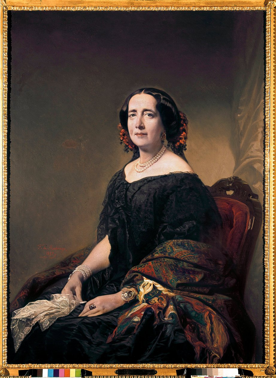 Portrait of Gertrudis Gomez de Avellaneda by Federico de Madrazo y Kuntz