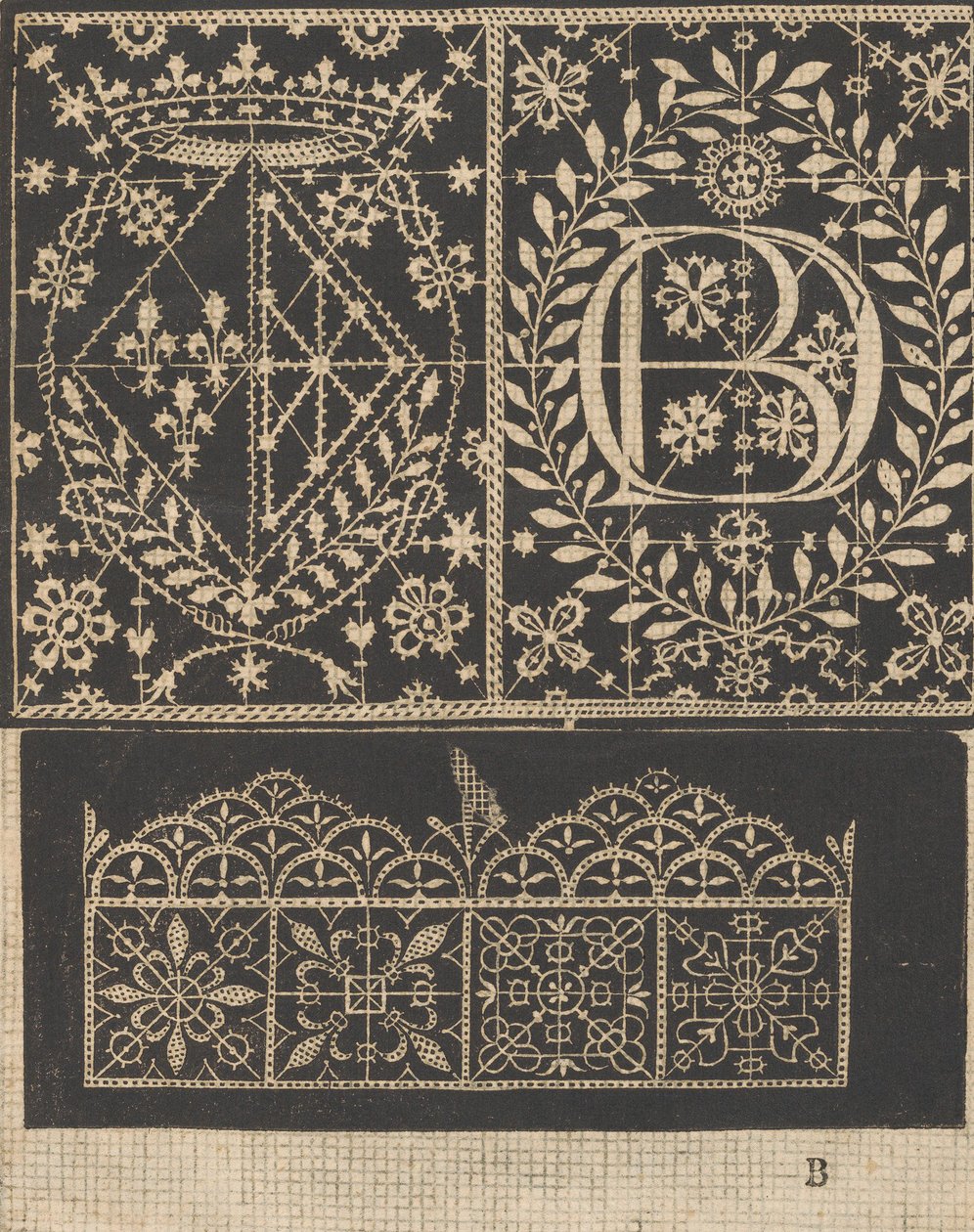 Les Secondes Oeuvres, et Subtiles Inventions De Lingerie du Seigneur Federic de Vinciolo, 1603 by Federico de Vinciolo