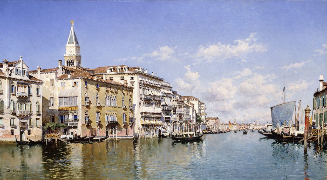 The Grand Canal, Venice by Federico del Campo