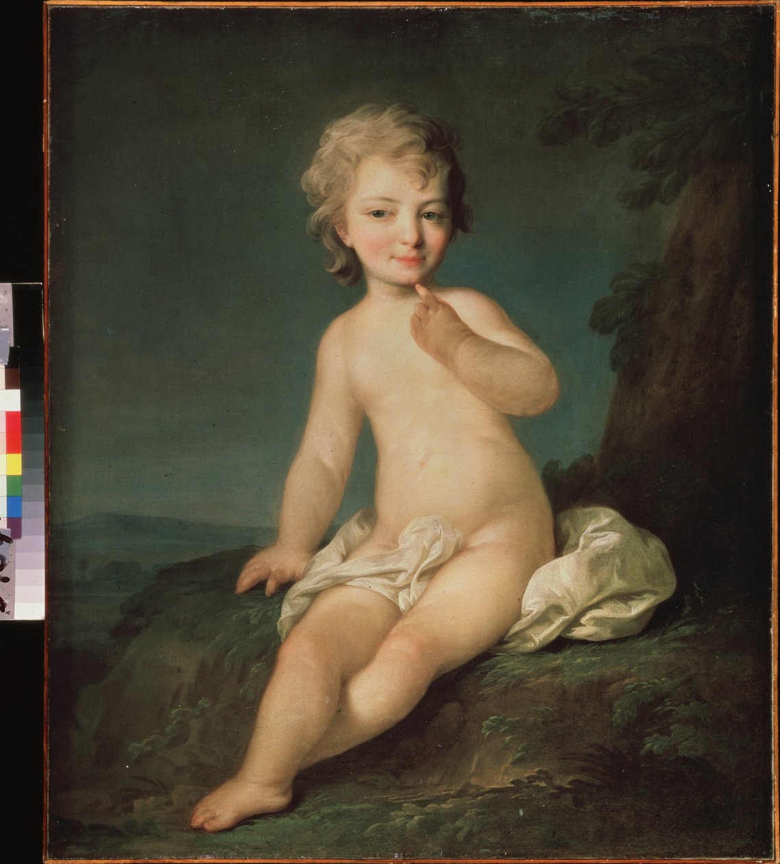 Nude Little Girl by Fedor Stepanovich Rokotov