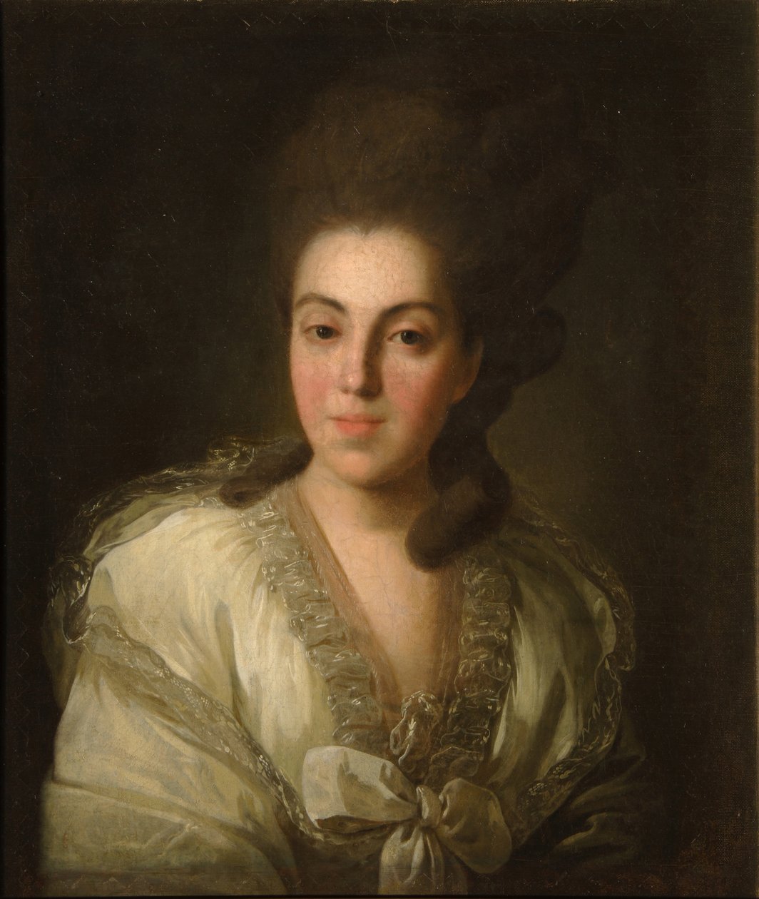 Portrait of Countess Anna Alexandrovna Golitsyna, née Baroness Stroganova, 1777 by Fedor Stepanovich Rokotov