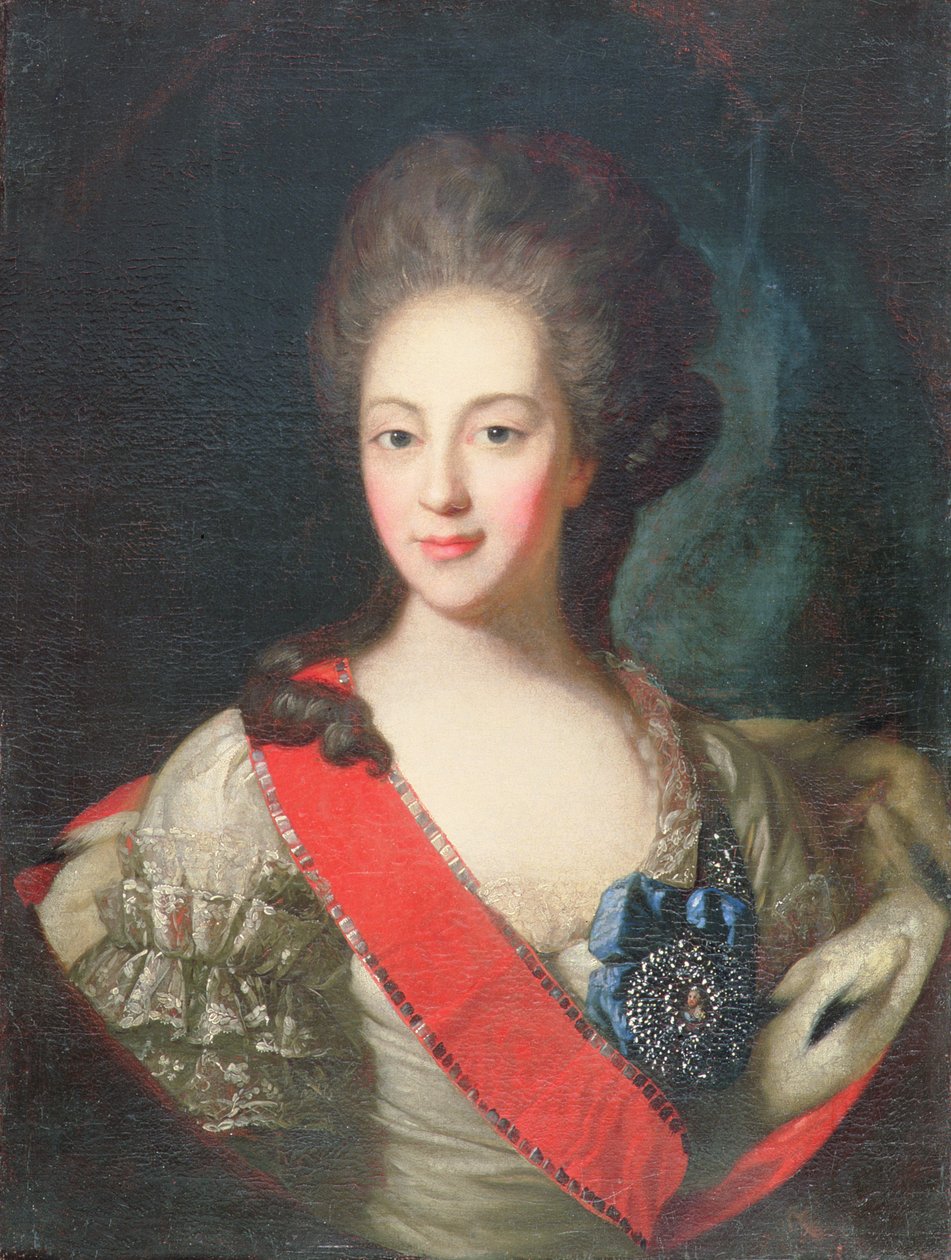 Portrait of Countess Yekaterina Orlova (1758-81) by Fedor Stepanovich Rokotov